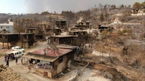 İç acıtan kareler! Havadan görüntülendi 17