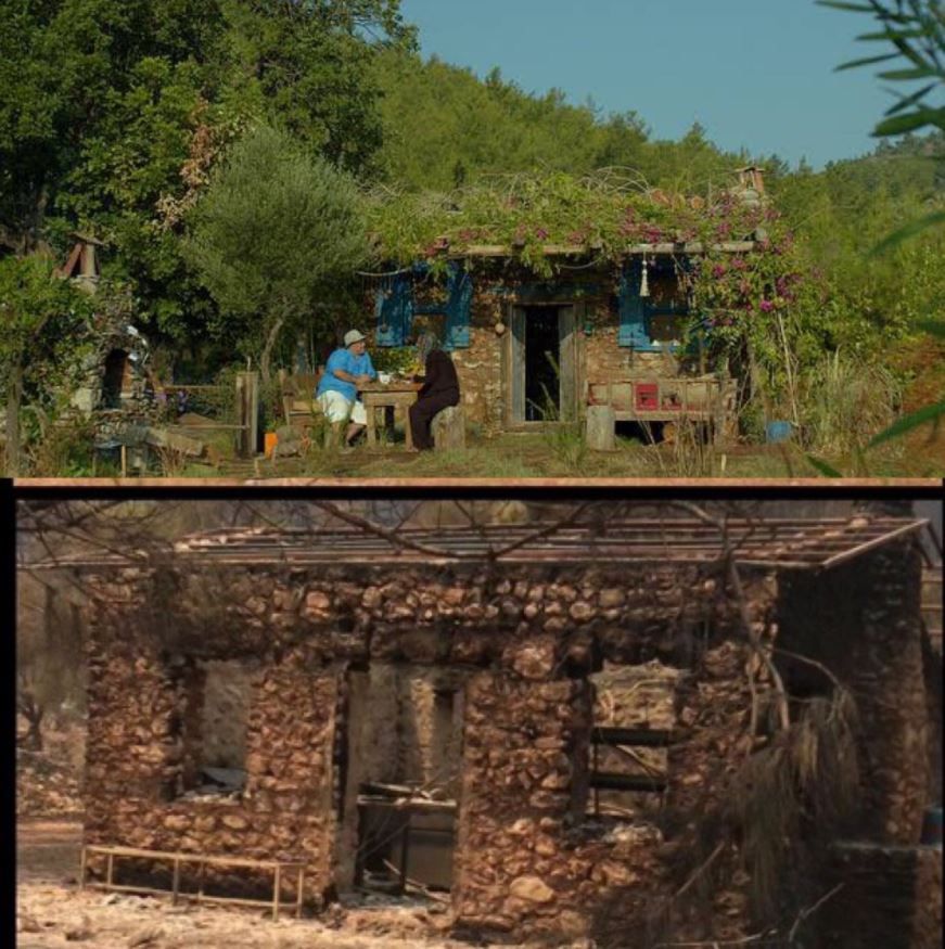 Yangın o filmin çekildiği yeri küle çevirdi 5