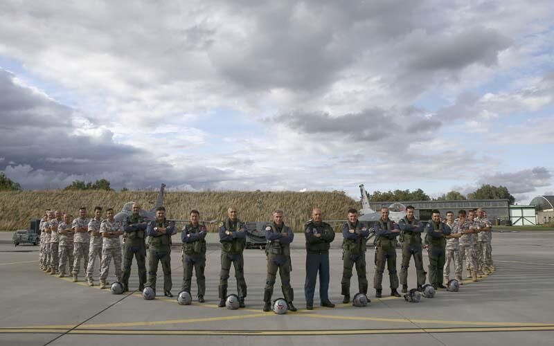 Türk F-16'ları Polonya semalarında! 21