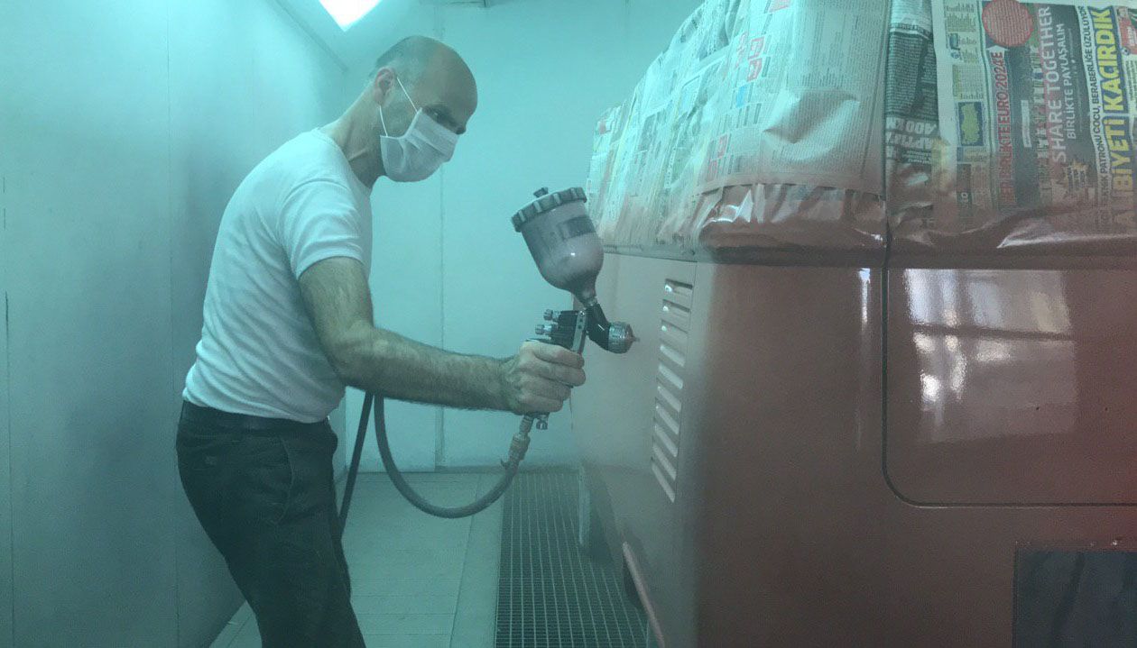 1964'lük minibüse 350 bin TL harcadı! İşte son hali 5