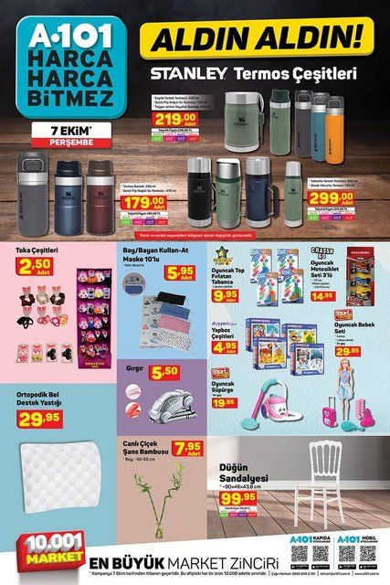 7 Ekim 2021 A101 aktüel ürünler kataloğu yayınlandı! A101 indirimli ürünler listesinde neler var? 5