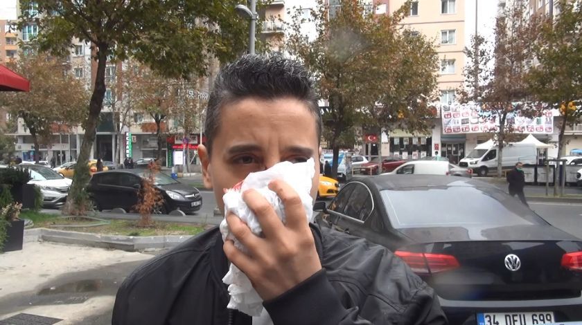 Motorlu magandadan garip savunma 6