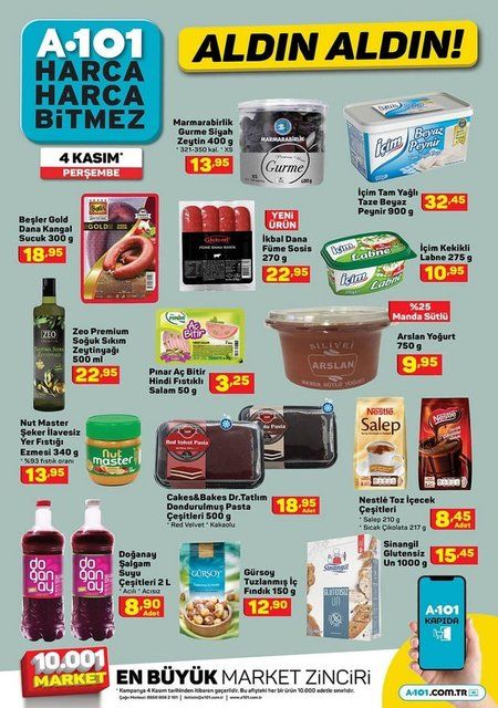 A101'de bu hafta sürpriz ürünler var! 4 Kasım Perşembe A101 aktüel ürünler kataloğunda neler var? 12