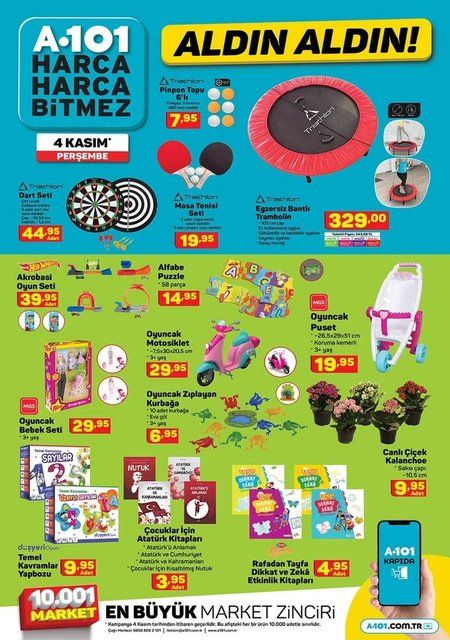 A101'de bu hafta sürpriz ürünler var! 4 Kasım Perşembe A101 aktüel ürünler kataloğunda neler var? 7