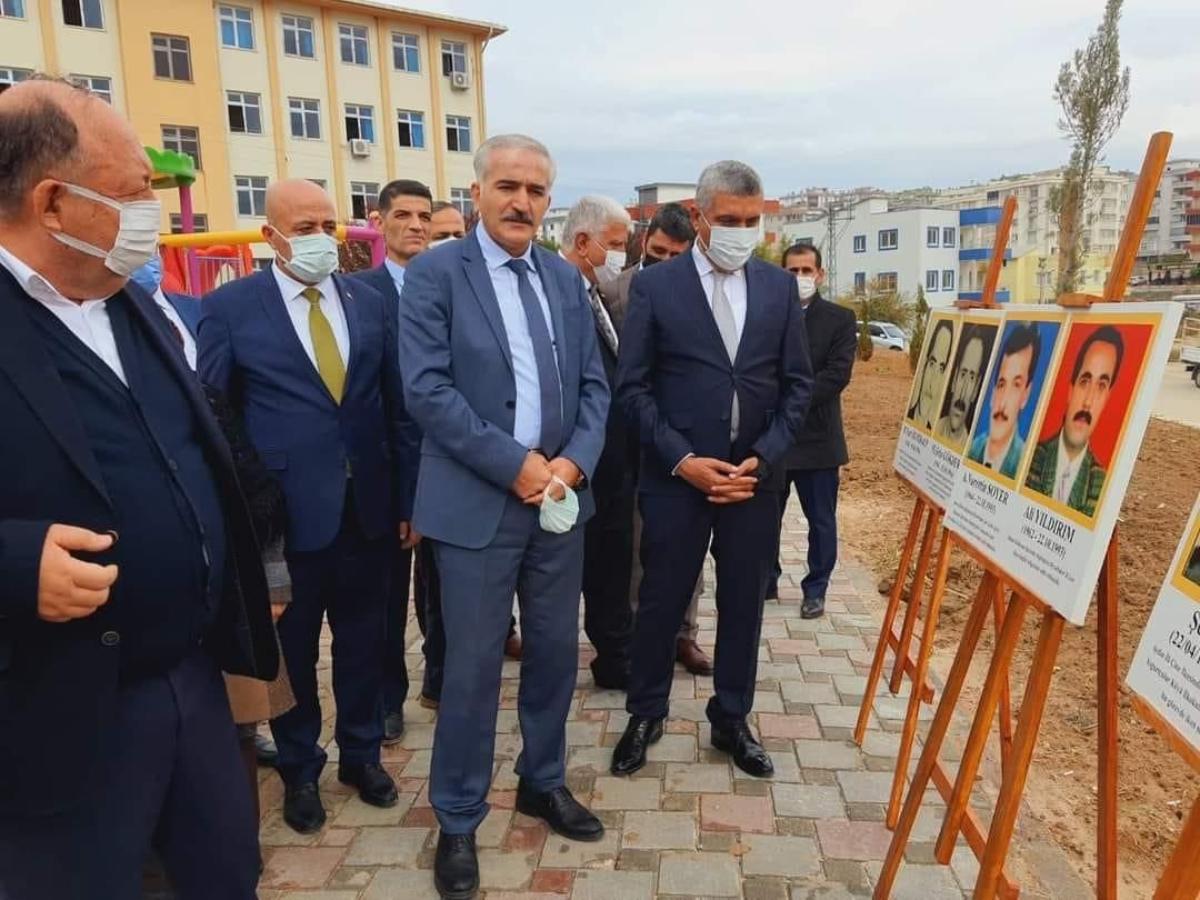 Kadirli Belediyesi tarafından şehit öğretmen parkı açıldı 1