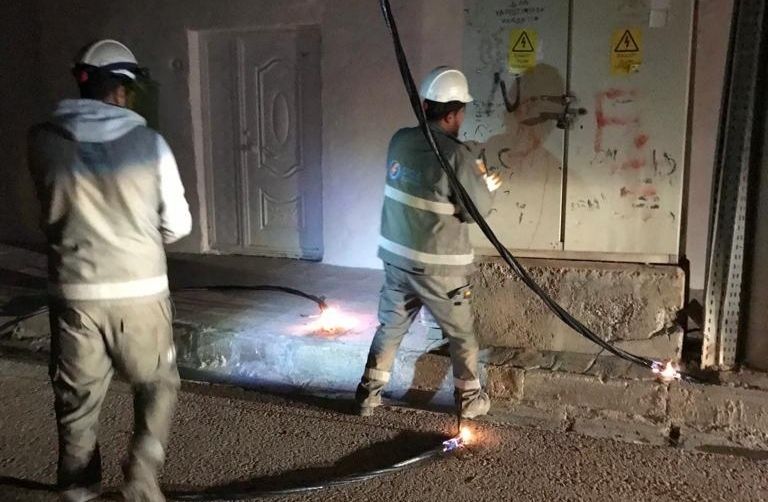 Trafonun patlama anı kamerada 6