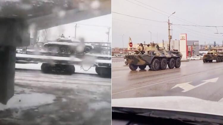 Tanklar cephe hattına hareket etti 1