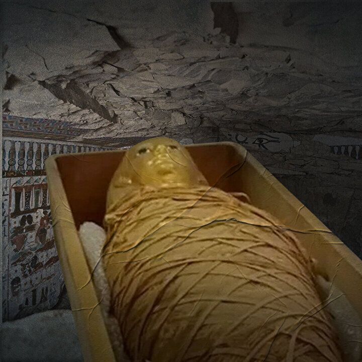 3 bin 500 yıllık sır ortaya çıktı! Firavunun tabutu açıldı 9