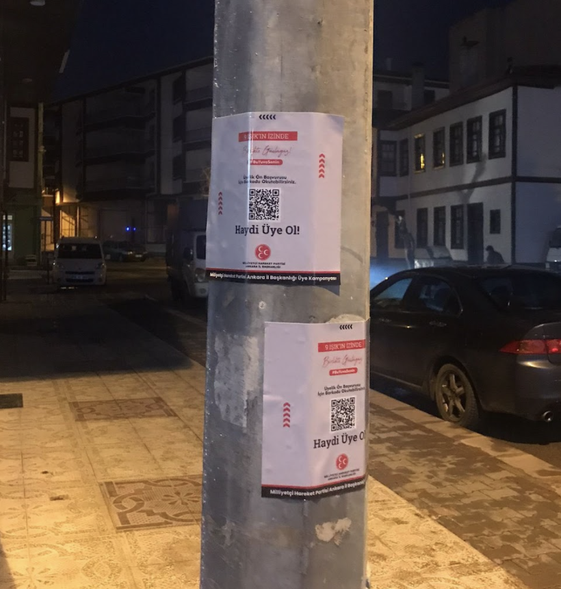 MHP Ankara İl Başkanlığı üyelik kampanyası için sahaya indi 1