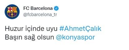 Avrupa'dan Ahmet için taziye mesajları 1