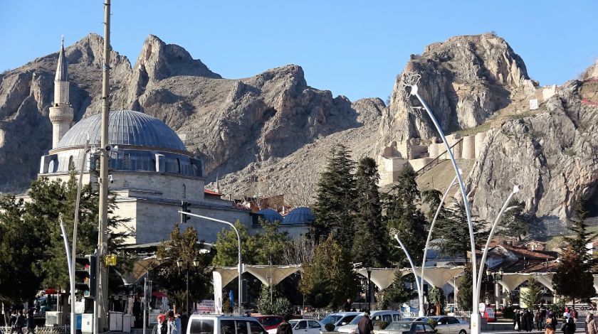 Tokat Kalesi'nde beliren insan silueti dikkat çekiyor 2