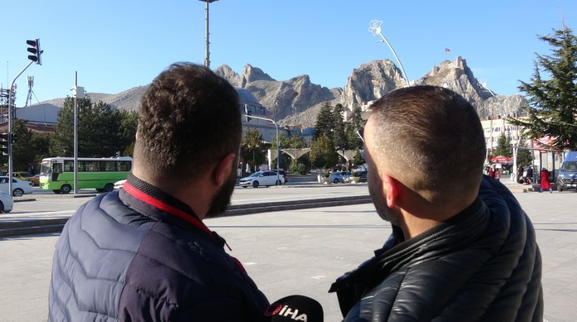 Tokat Kalesi'nde beliren insan silueti dikkat çekiyor 4