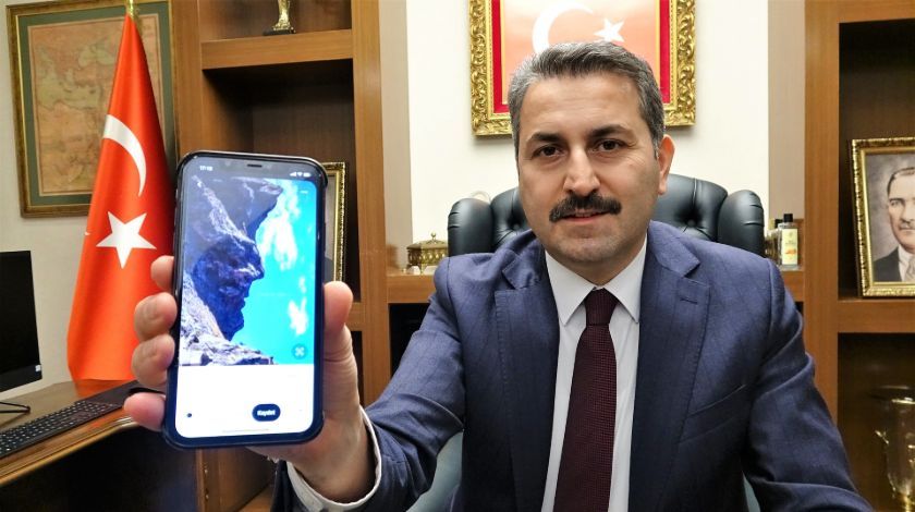 Tokat Kalesi'nde beliren insan silueti dikkat çekiyor 8