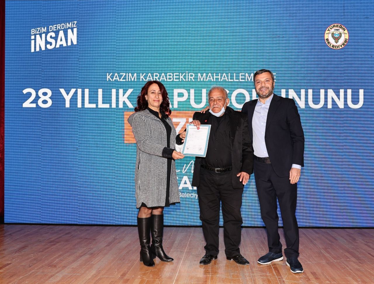 Başkan Kocaispir, 28 yıllık tapu sorununu çözdü 4