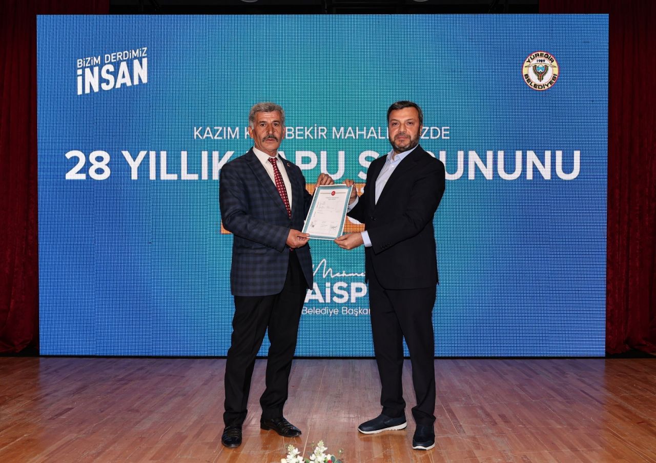 Başkan Kocaispir, 28 yıllık tapu sorununu çözdü 2