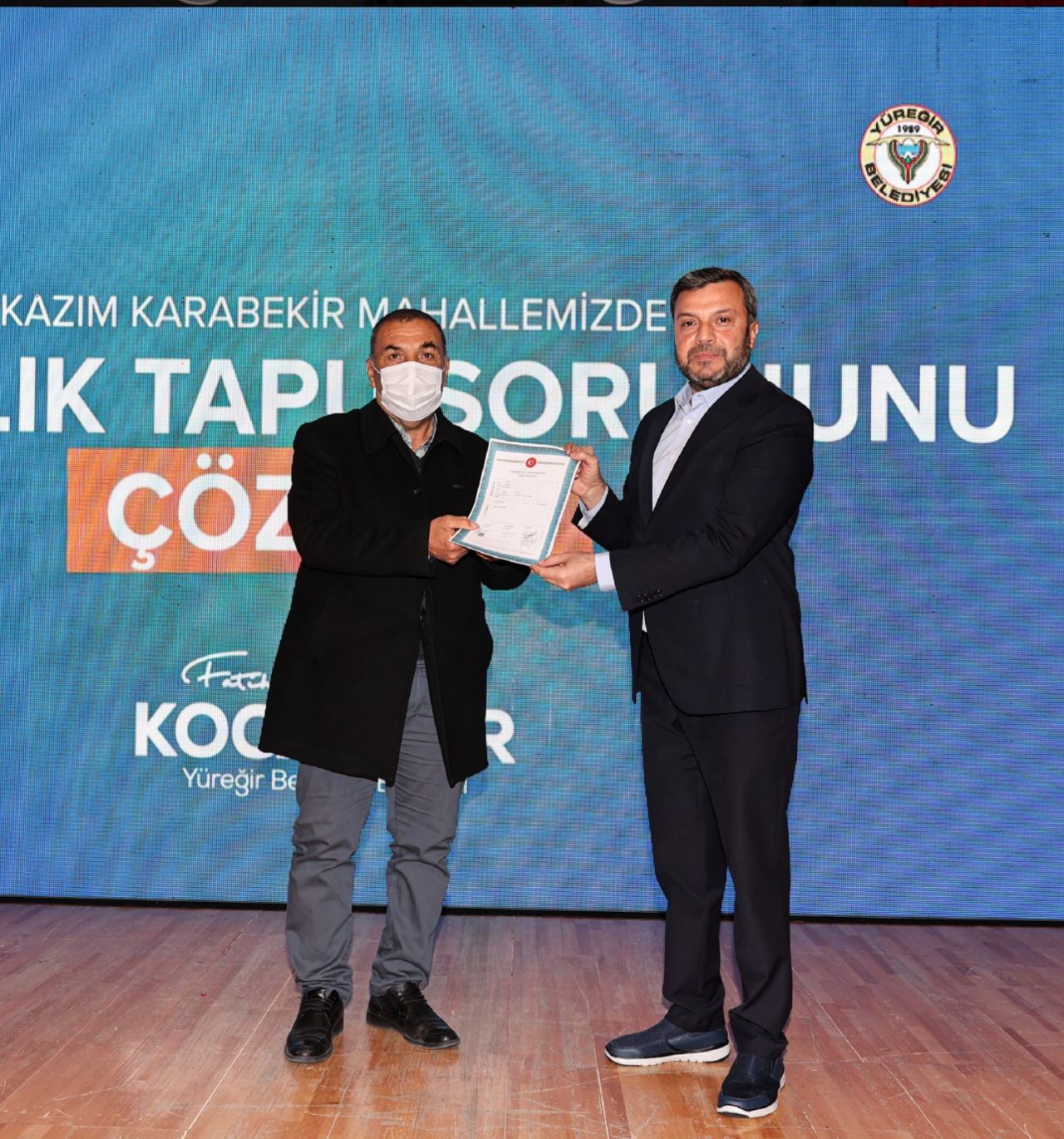 Başkan Kocaispir, 28 yıllık tapu sorununu çözdü 5