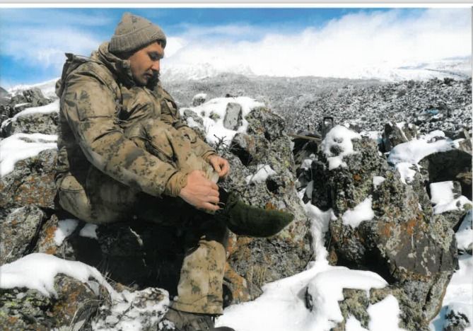 Jandarmadan askerlere çorap ören Melek teyzeye teşekkür 4