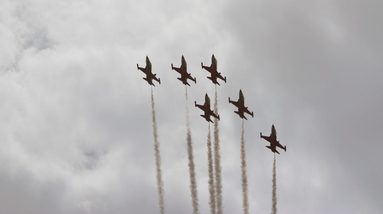 Türk Yıldızlarından Tunceli’de nefes kesen görüntüler 10