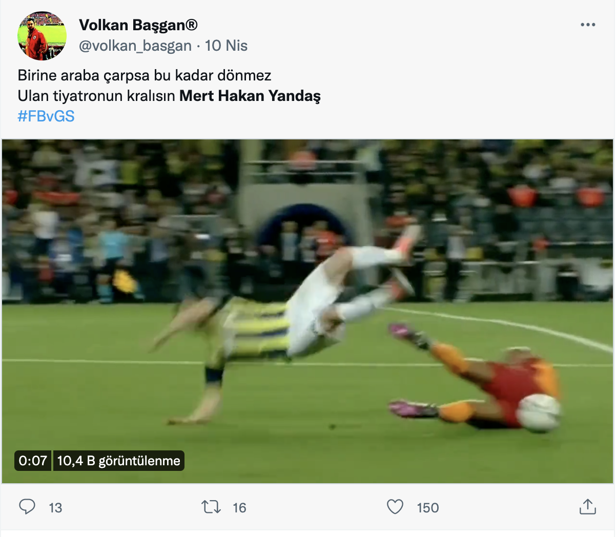 Sosyal medya çok acımasız! Mert Hakan Yandaş’ın taklasıyla ilgili atılan tweetler gülmekten kırıyor 31