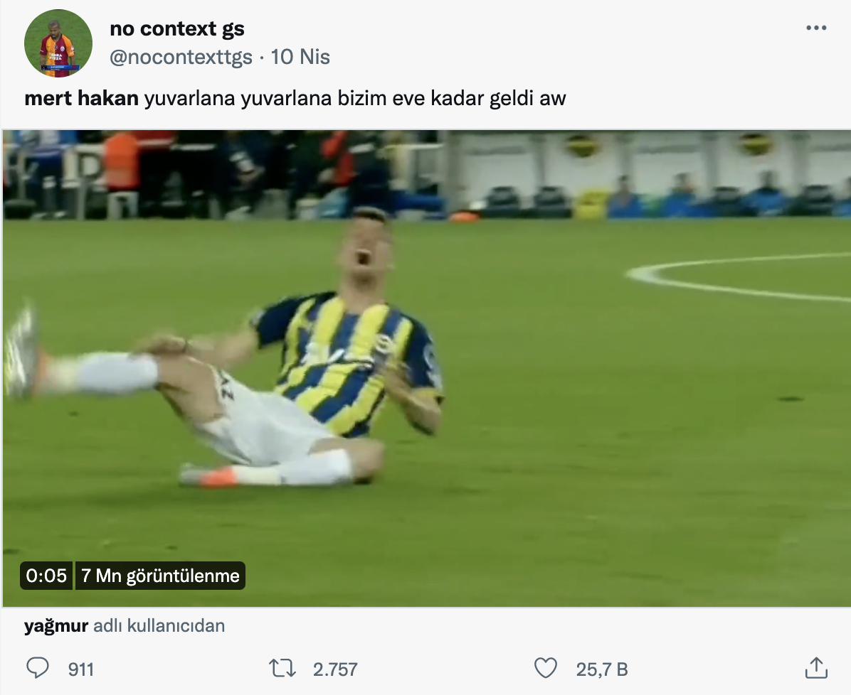 Sosyal medya çok acımasız! Mert Hakan Yandaş’ın taklasıyla ilgili atılan tweetler gülmekten kırıyor 2