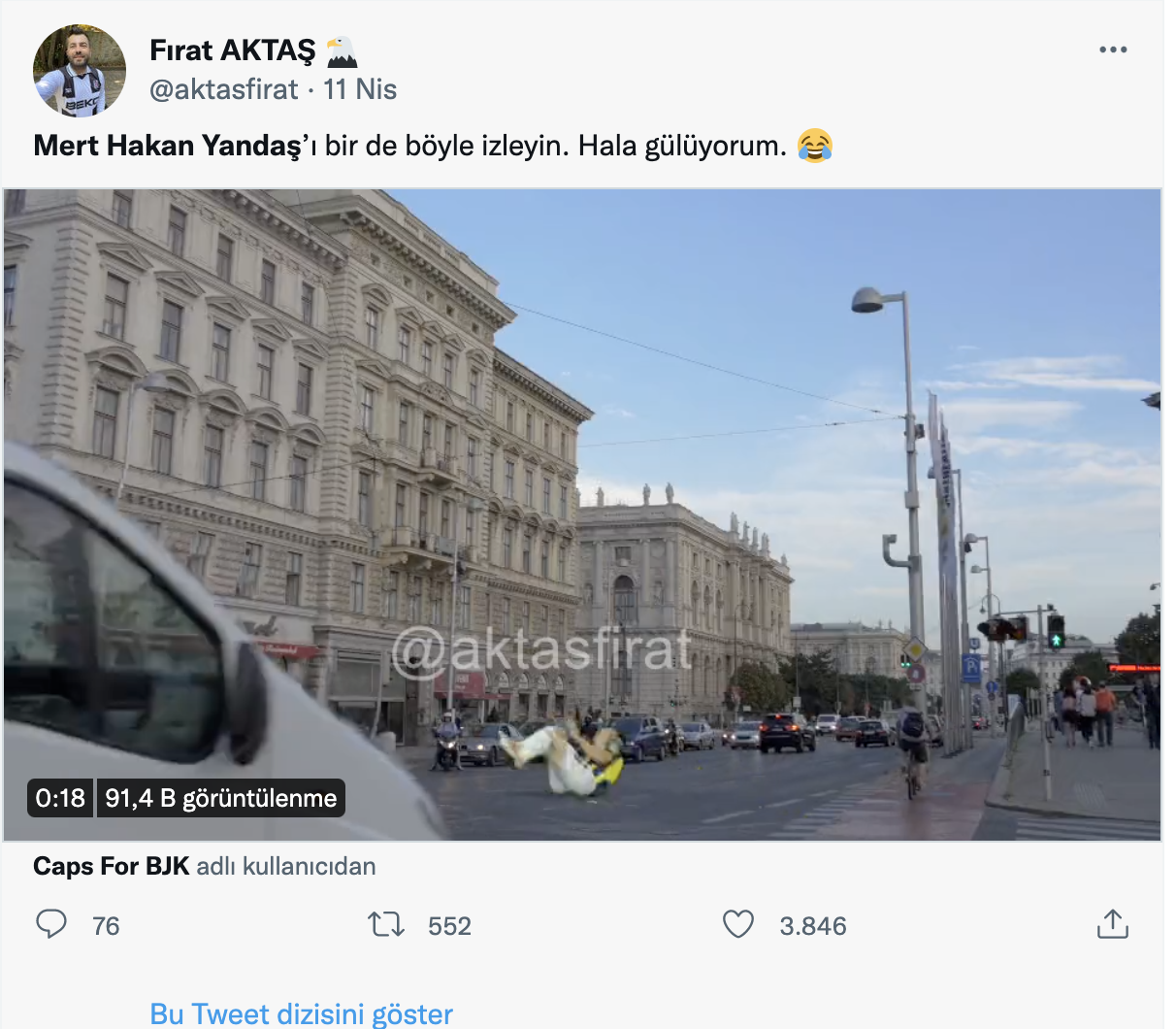 Sosyal medya çok acımasız! Mert Hakan Yandaş’ın taklasıyla ilgili atılan tweetler gülmekten kırıyor 20