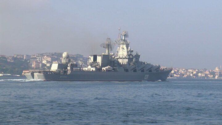 Moskova kruvazör gemisi böyle battı! İşte ilk görüntüler... 2