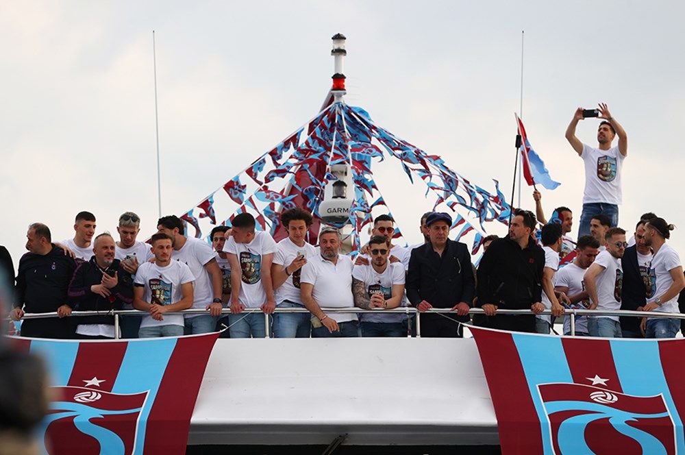 Şampiyon Trabzonspor, kupasına kavuştu 41