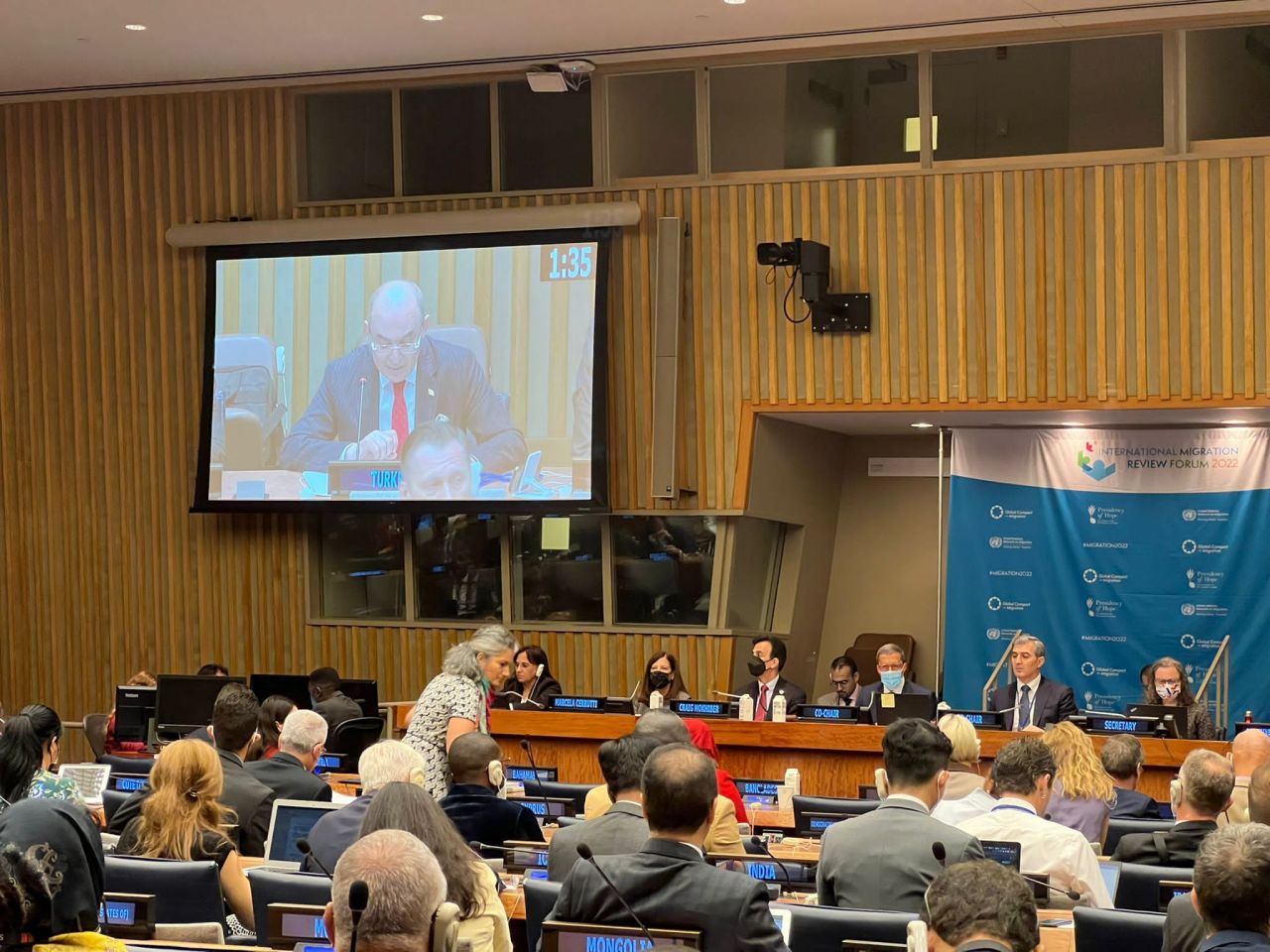 Küresel Göç Mutabakatı BM binasında başladı 2