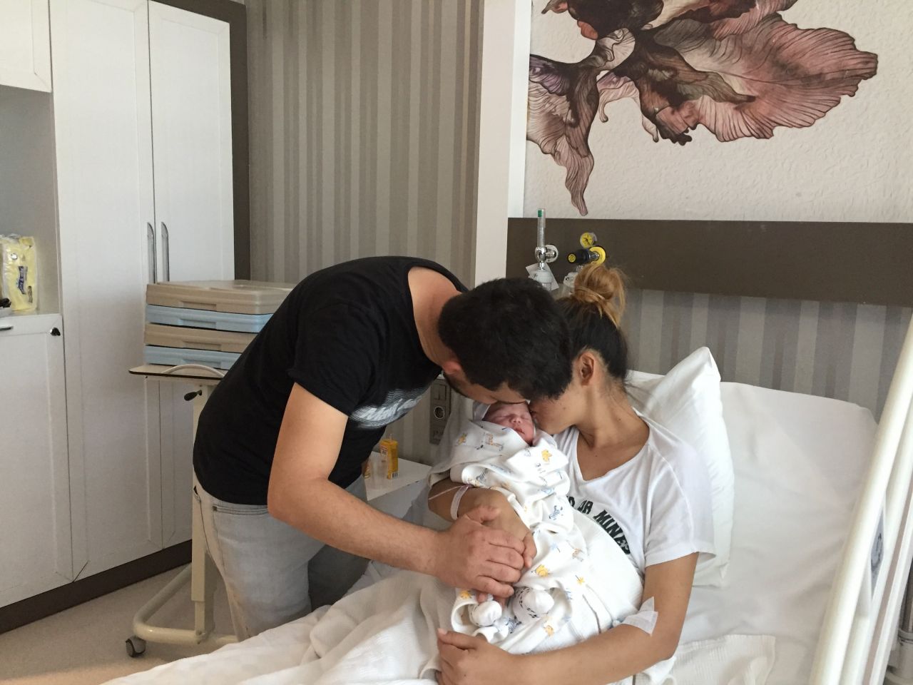 Antalya'da takside doğum mutluluğu 6