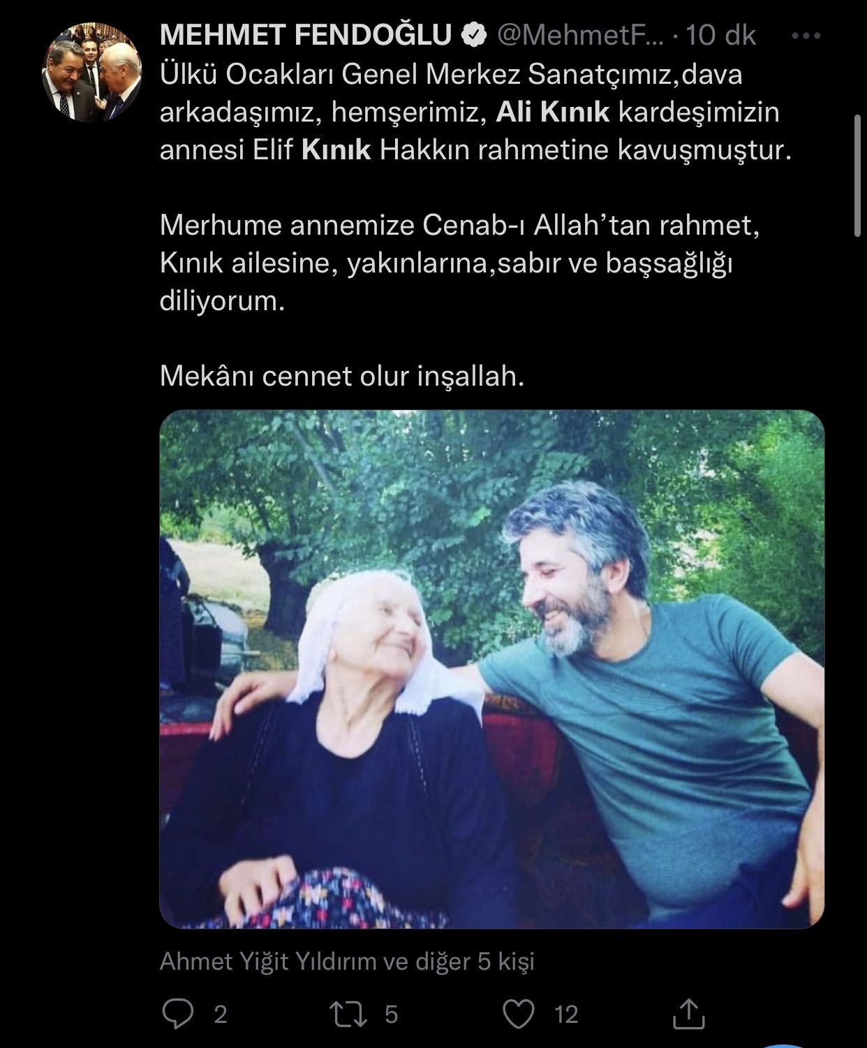 Ünlü sanatçı Ali Kınık‘ın acı günü! 6