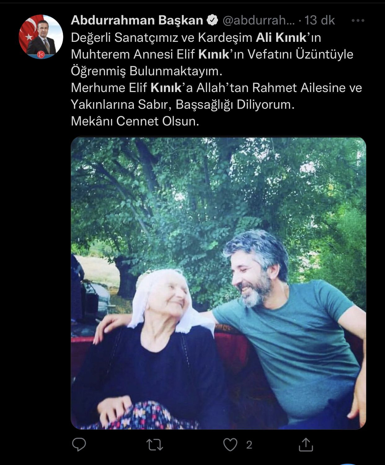 Ünlü sanatçı Ali Kınık‘ın acı günü! 3
