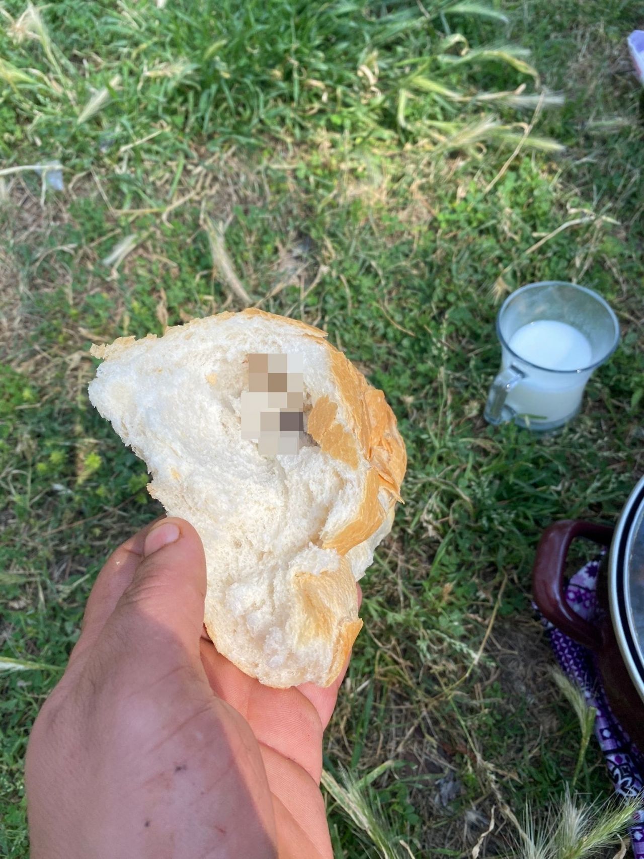 Mide bulandıran olay! Ekmeğin içinden bakın ne çıktı 4
