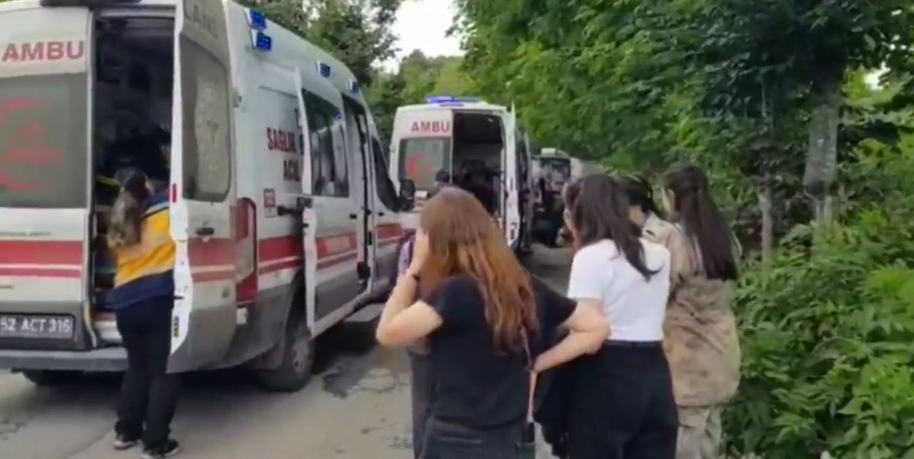 Ordu'da öğretim görevlilerinin midibüsü devrildi: Dekan öldü, çok sayıda yaralı var 5