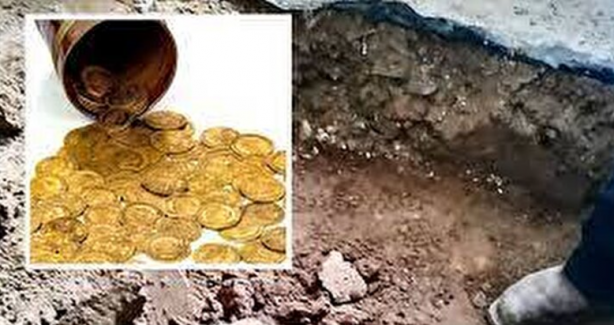 Mutfak tadilatı yaparken hazine buldu 8