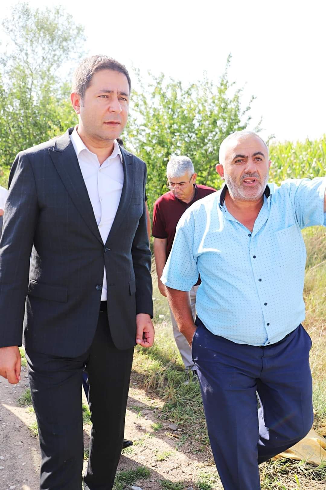 MHP heyeti doğal afet yaşayan Kazova bölgesinde 19