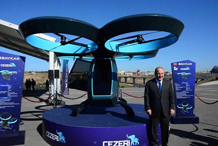 Görenler hayran kaldı: Uçan arabalar semalarda göründü! 2