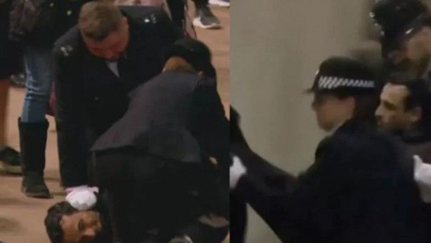 Kraliçe Elizabeth'in tabutuna saldırı! 3