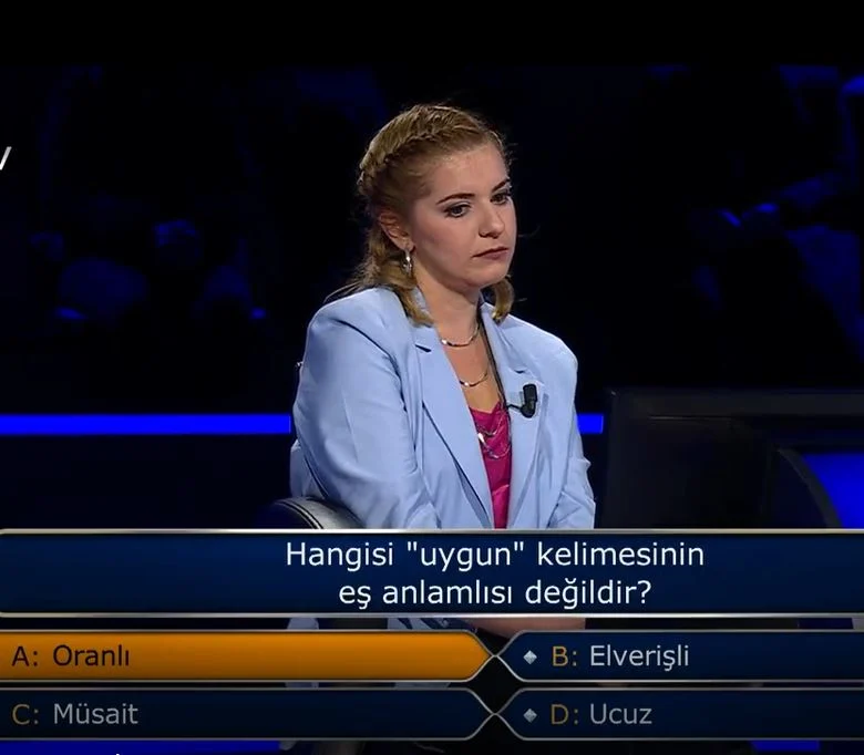 Kim Milyoner Olmak İster'de herkesi çıldırtan 200 bin TL'lik soru 7