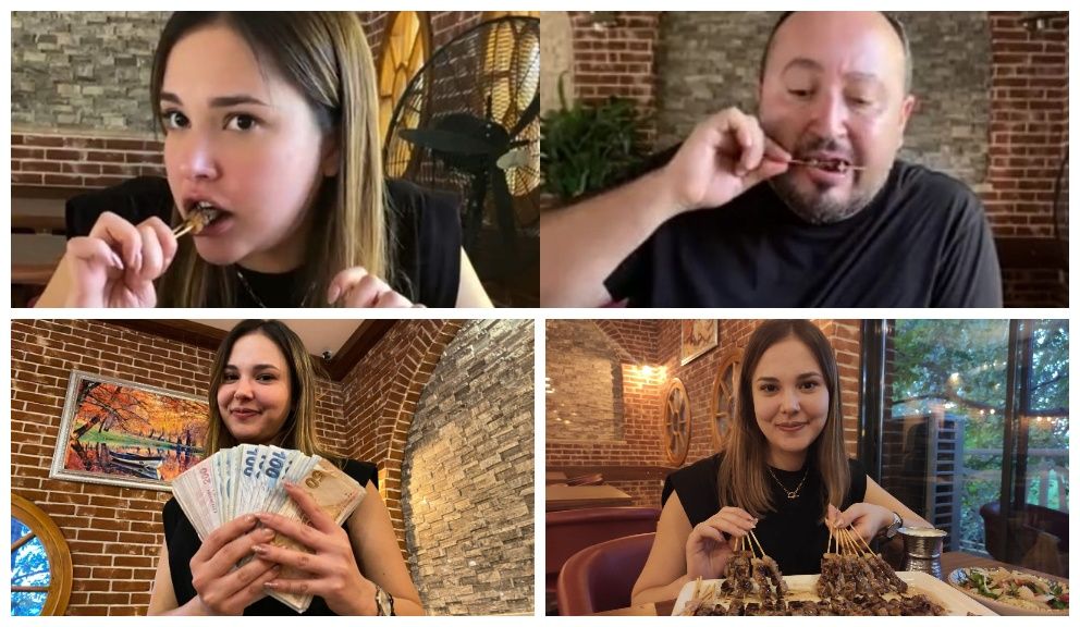 54 kiloluk genç kız, 43 dakikada 240 çöp şiş yiyerek büyük ödülün sahibi oldu 5