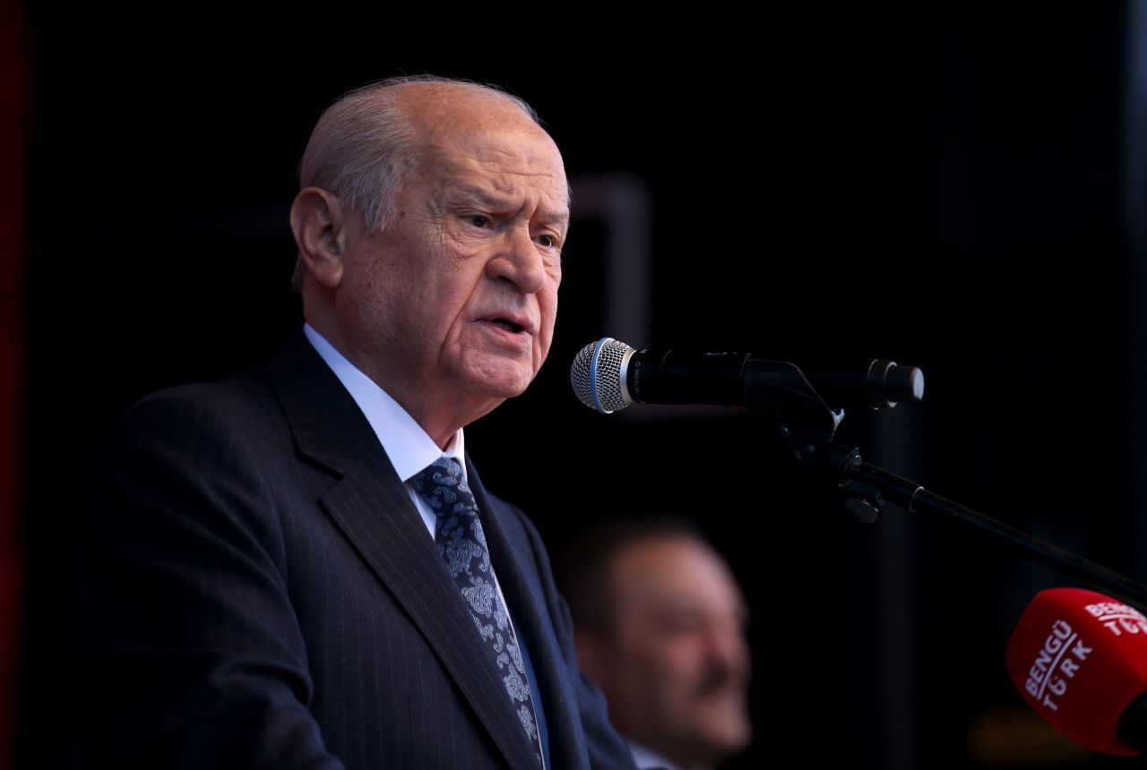 Erzurum tarih yazdı! İşte MHP Lideri Devlet Bahçeli'nin mitinginden kareler... 20