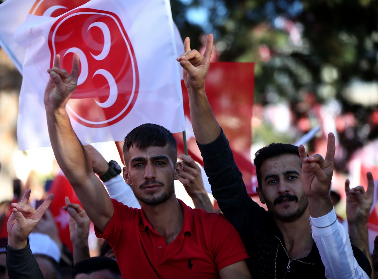 Erzurum tarih yazdı! İşte MHP Lideri Devlet Bahçeli'nin mitinginden kareler... 21