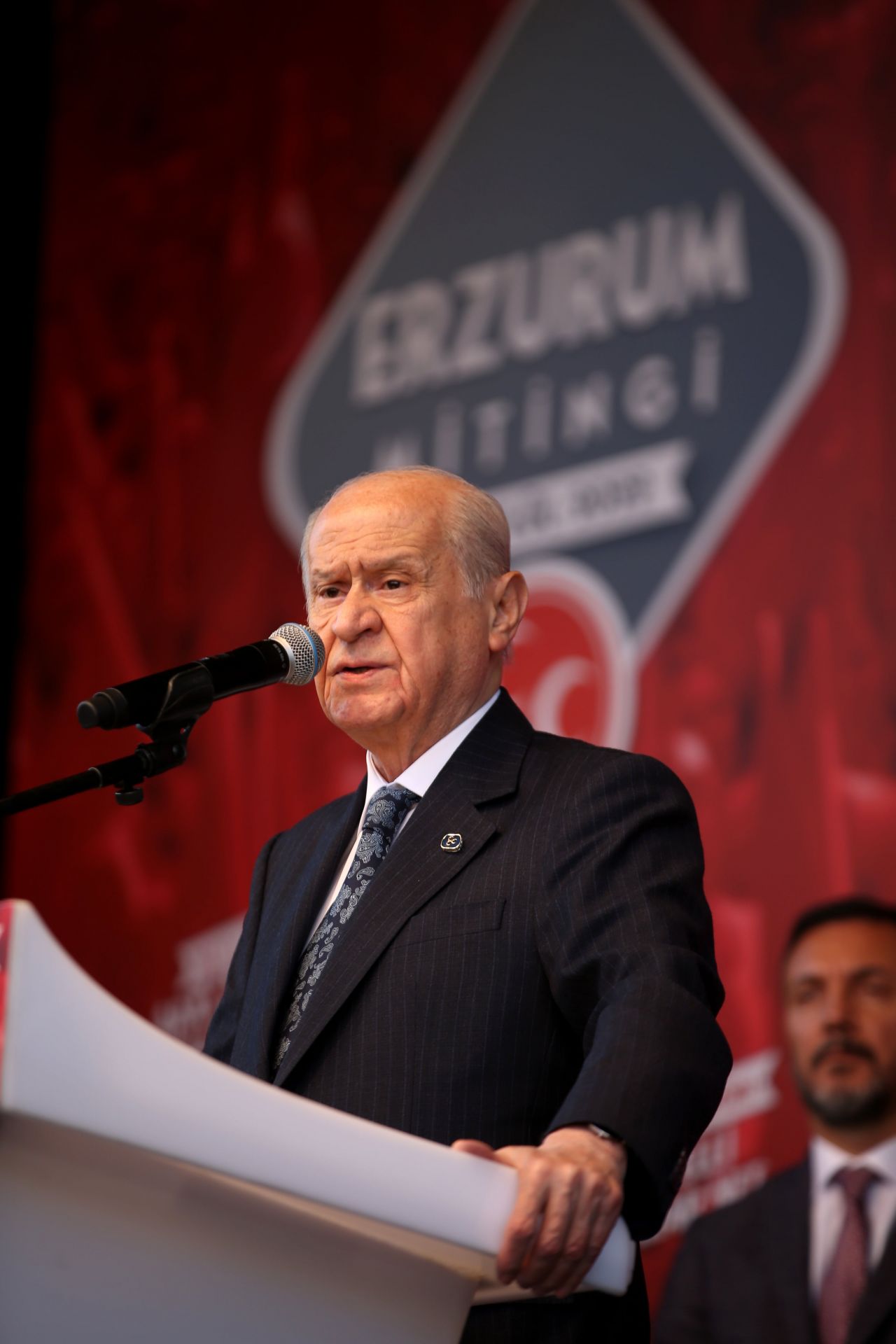 Erzurum tarih yazdı! İşte MHP Lideri Devlet Bahçeli'nin mitinginden kareler... 30