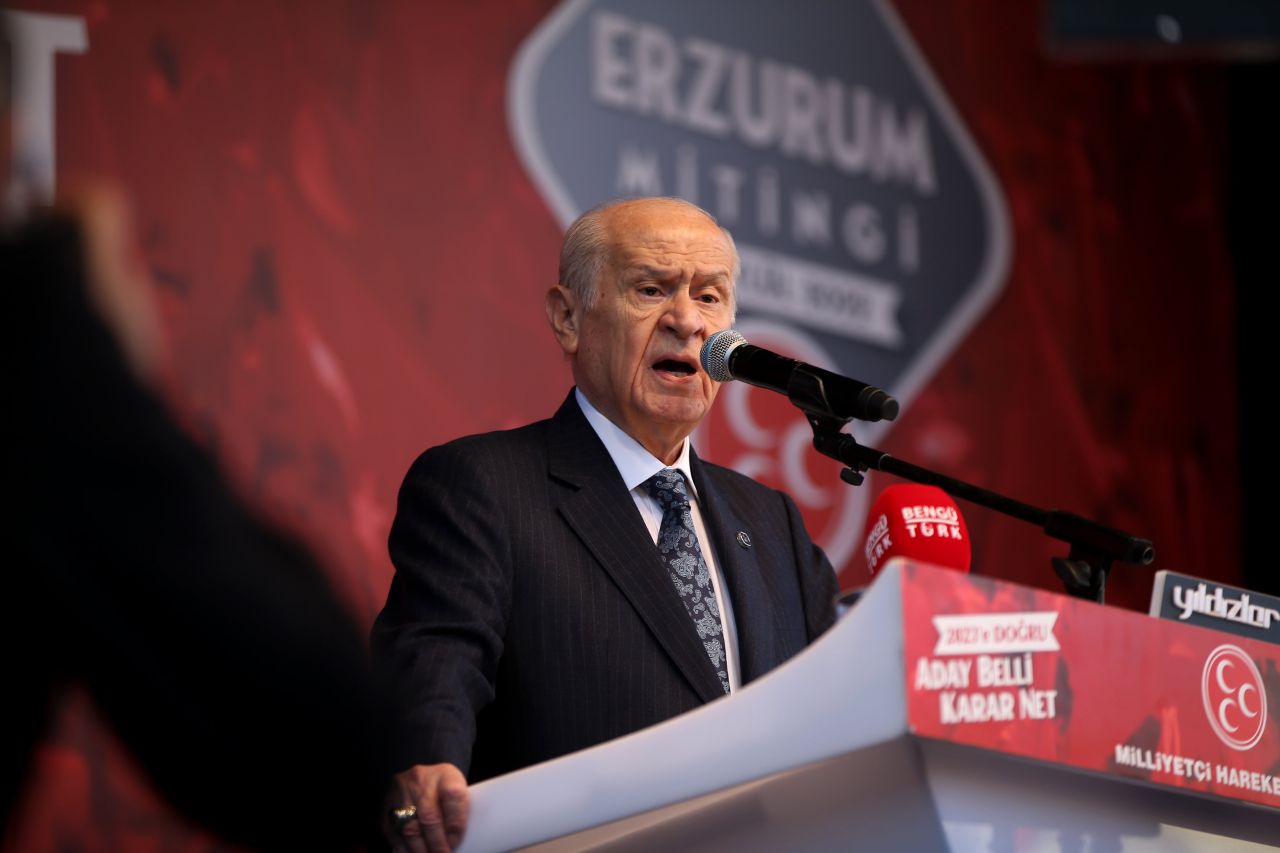 Erzurum tarih yazdı! İşte MHP Lideri Devlet Bahçeli'nin mitinginden kareler... 34