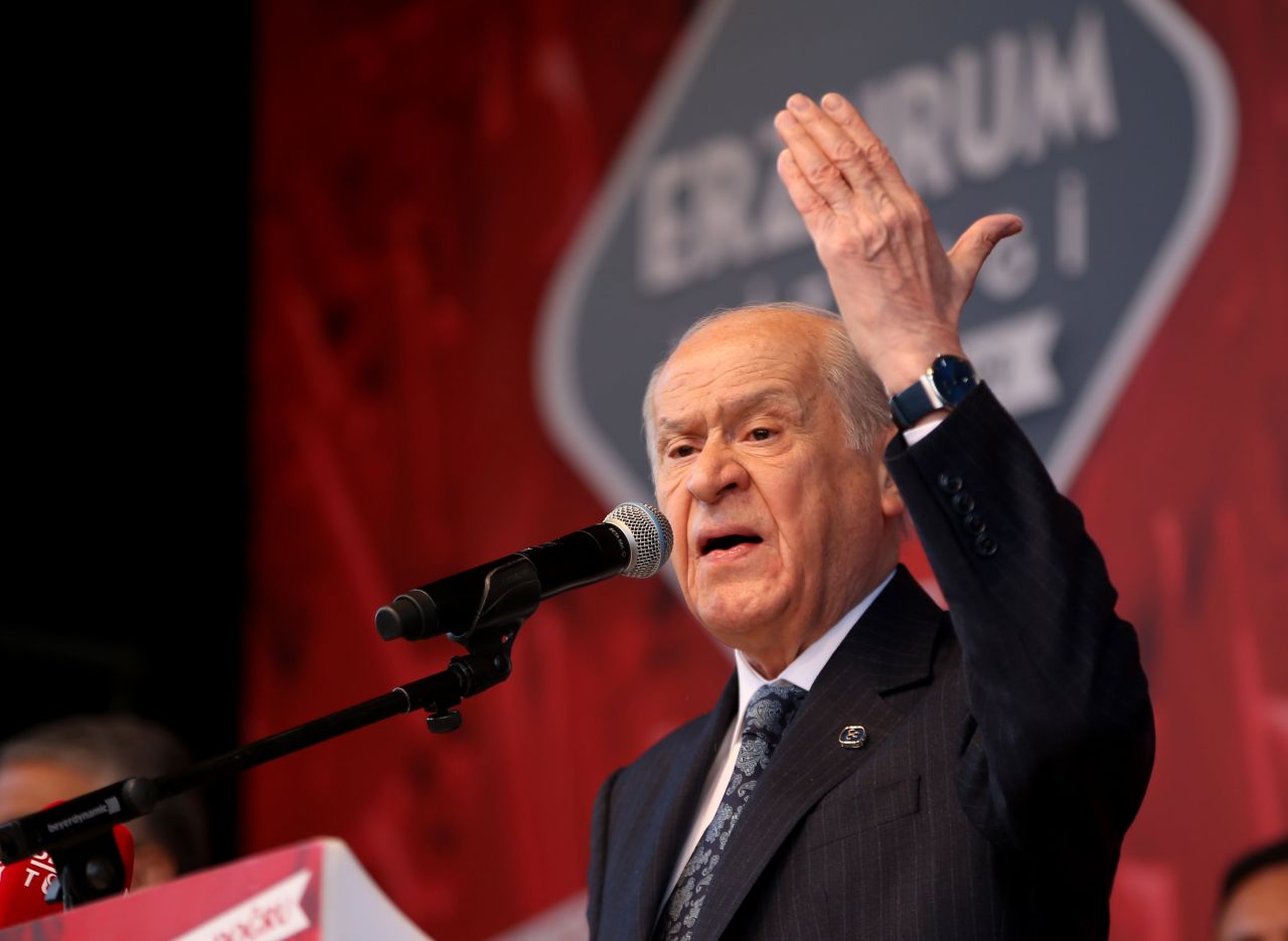Erzurum tarih yazdı! İşte MHP Lideri Devlet Bahçeli'nin mitinginden kareler... 38