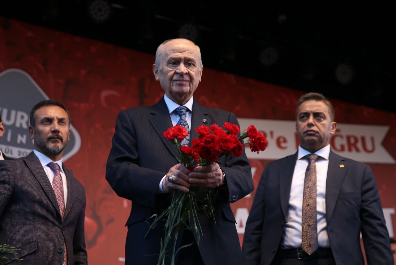 Erzurum tarih yazdı! İşte MHP Lideri Devlet Bahçeli'nin mitinginden kareler... 39