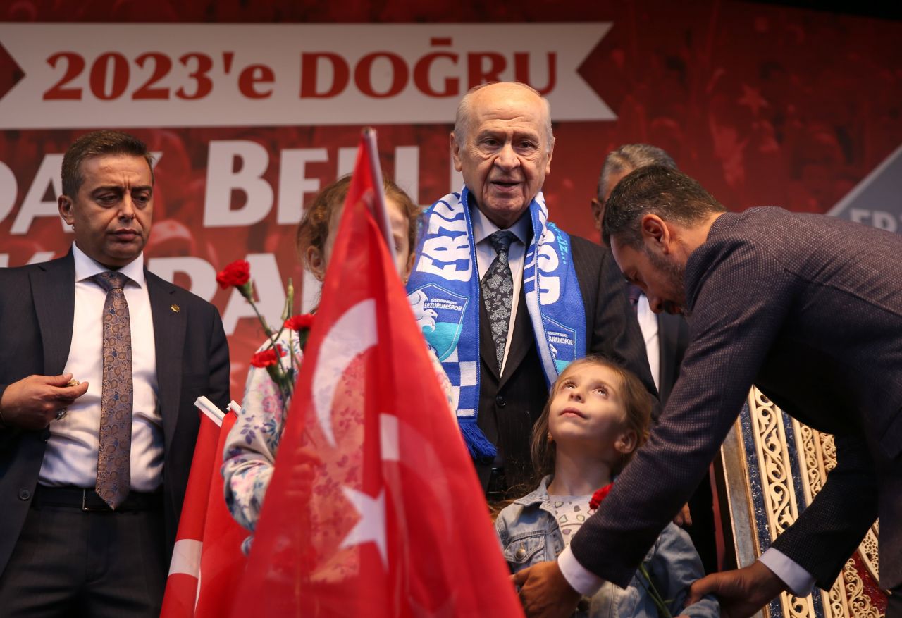 Erzurum tarih yazdı! İşte MHP Lideri Devlet Bahçeli'nin mitinginden kareler... 44