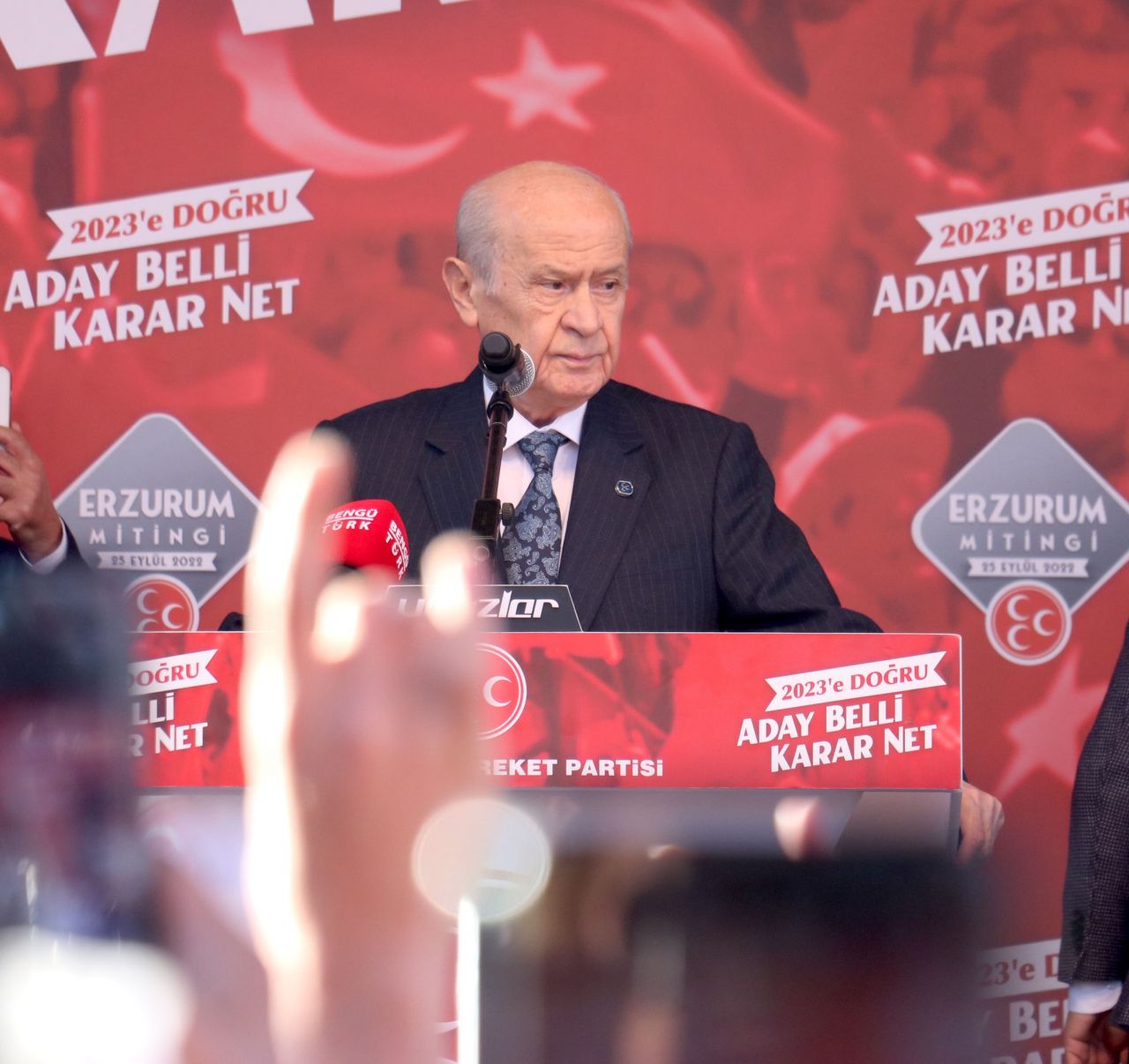 Erzurum tarih yazdı! İşte MHP Lideri Devlet Bahçeli'nin mitinginden kareler... 47