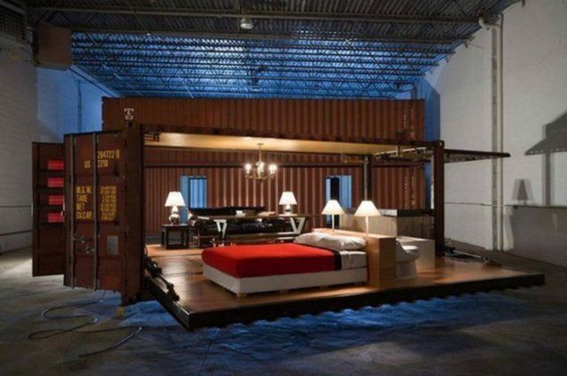 11 adet konteyneri birleştirerek ev yaptı! Siz bir de içini görün: Gözlerinize inanamayacaksınız... 29