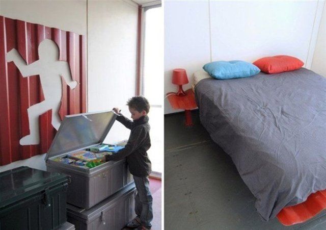 11 adet konteyneri birleştirerek ev yaptı! Siz bir de içini görün: Gözlerinize inanamayacaksınız... 41