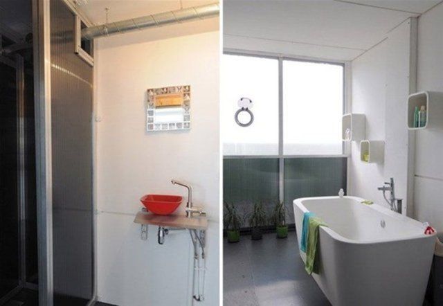 11 adet konteyneri birleştirerek ev yaptı! Siz bir de içini görün: Gözlerinize inanamayacaksınız... 43